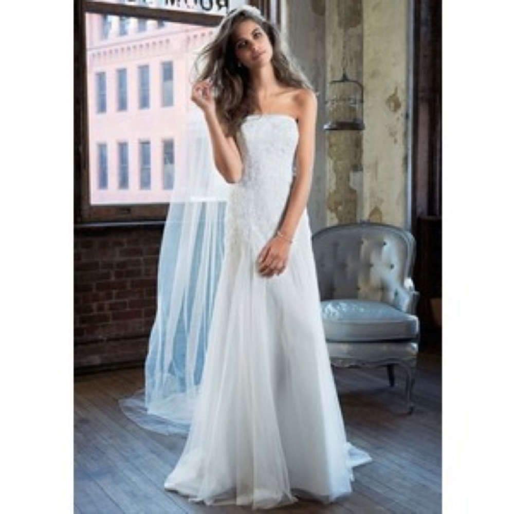 NWT- David's Bridal tulle wedding dress