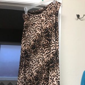 leopard LulaRoe Azure skirt