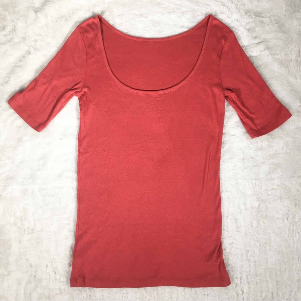 🔥2 for $15🔥Gap Maternity Red Ballet Neck Shirt