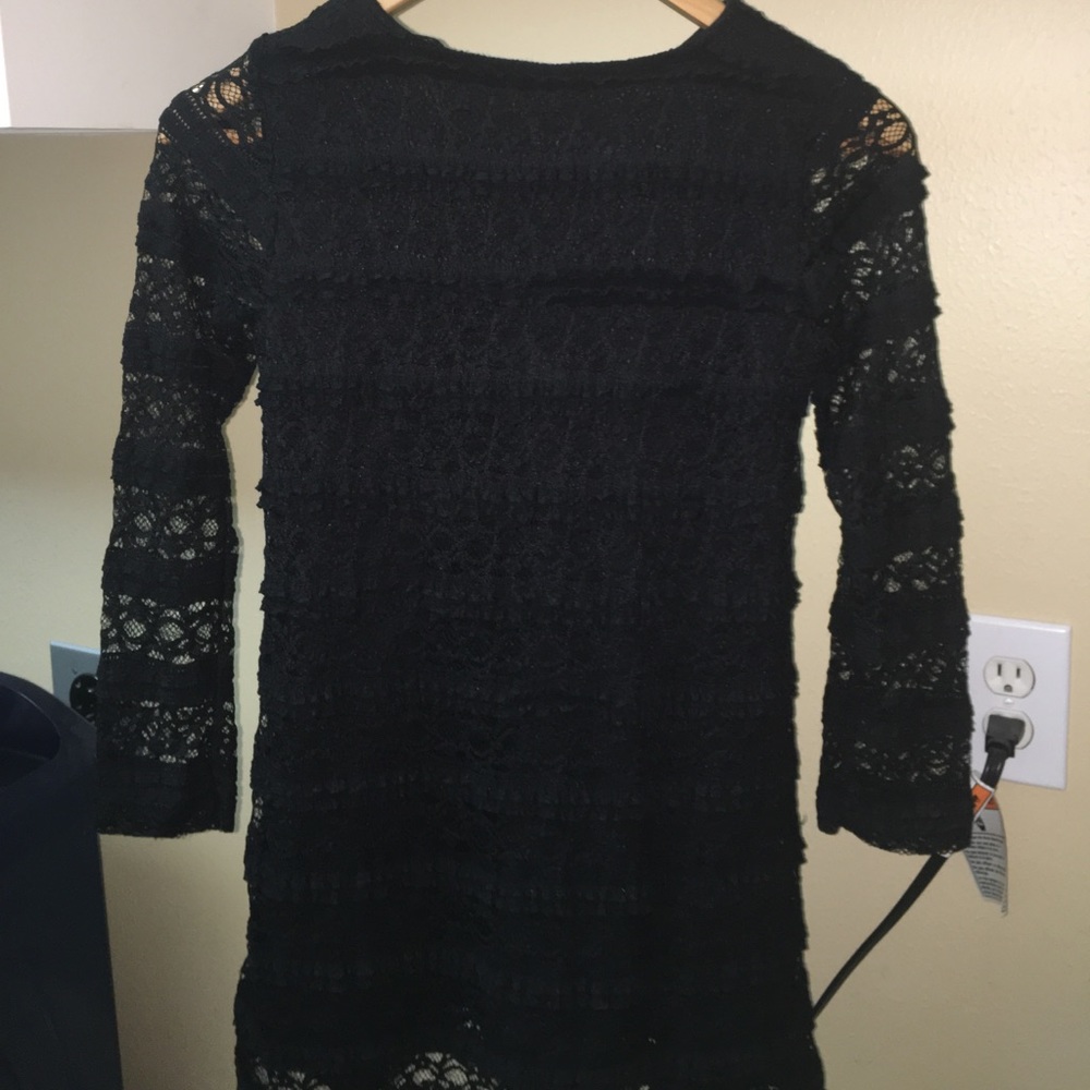 Zara Kids Black Lace Dress