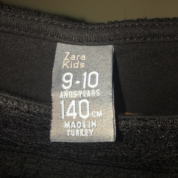 Zara Kids Black Lace Dress - Picture 3 of 3