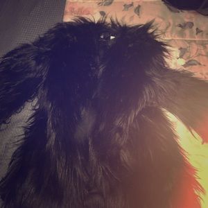 Faux Fur Coat- willing to go down