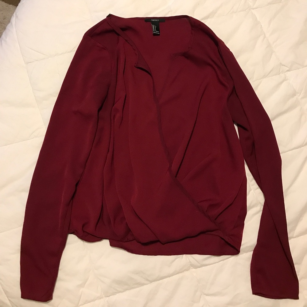 Maroon blouse