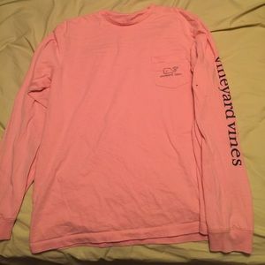 ~Pink Vineyard Vines Long Sleeve Shirt~