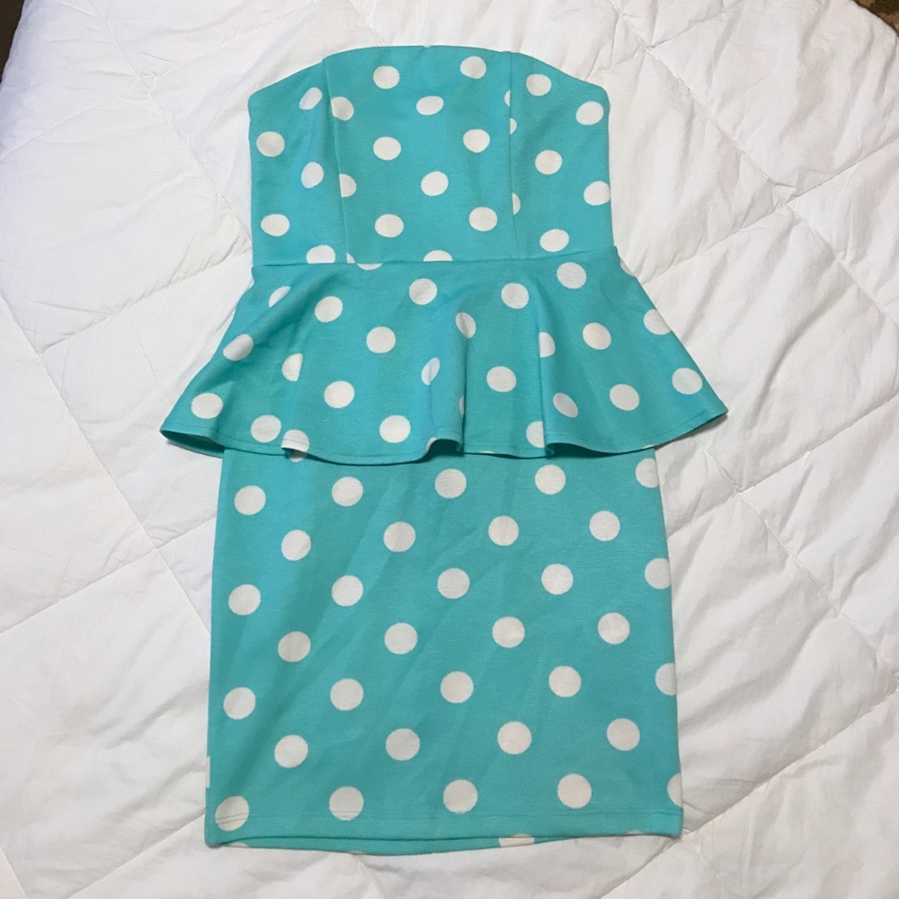 Polkadot mini dress