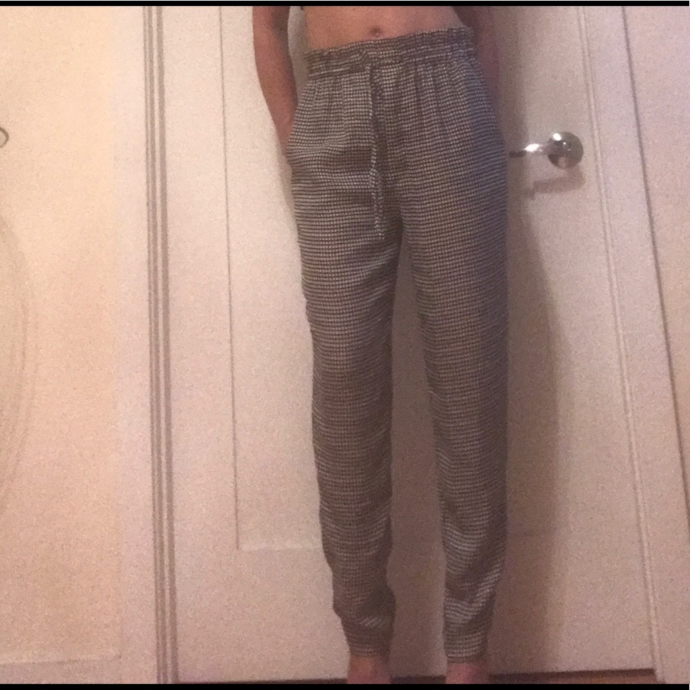 Zara drawstring trousers