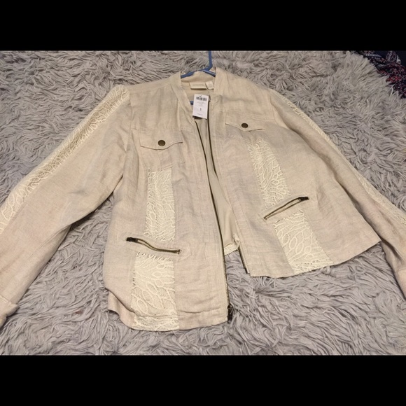 Lace Utility Jacket - Picture 1 of 4