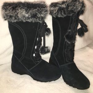 Sporto faux fur suede boots