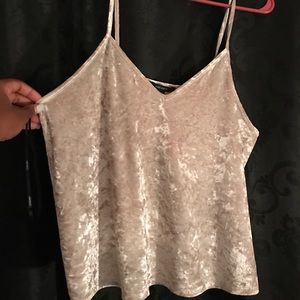 Velvet tank top