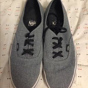 Grey Vans Size 9