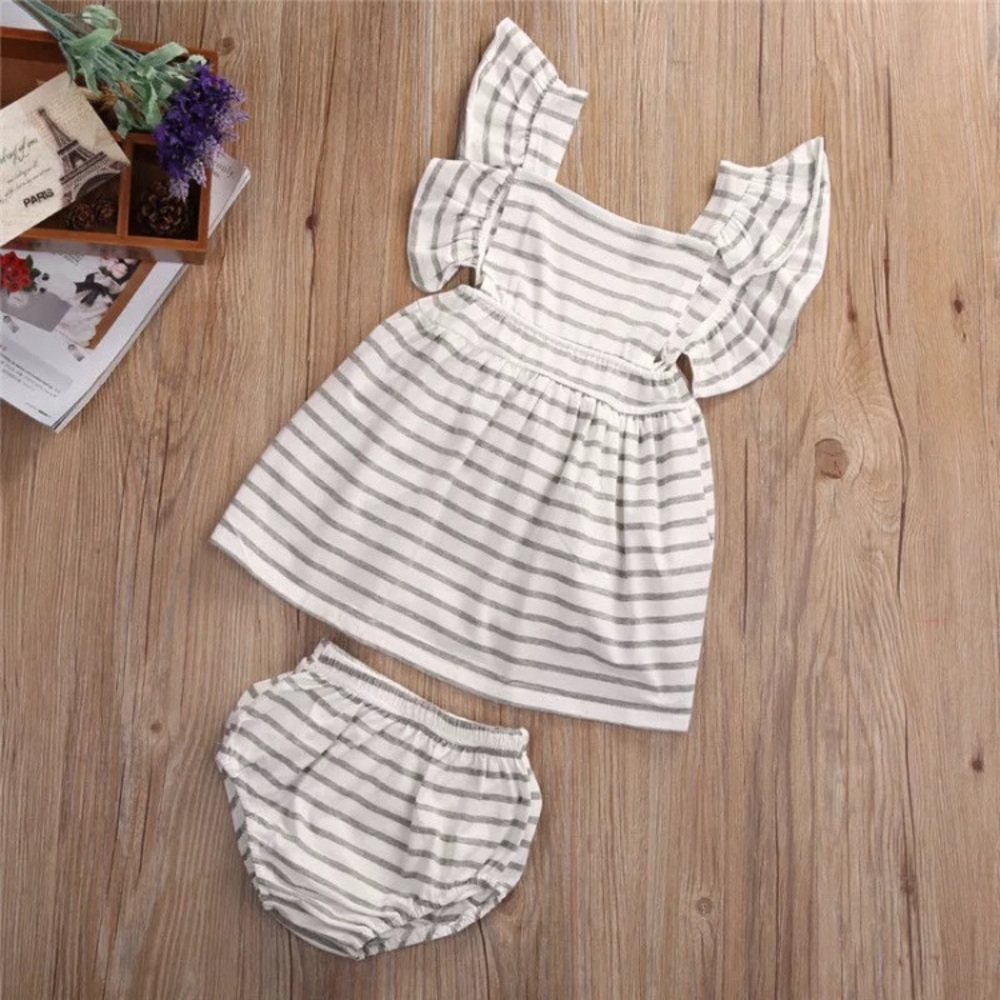 Girls Striped Dress