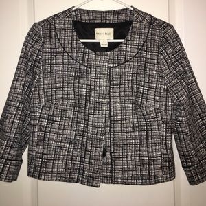 White house black market crop blazer jacket