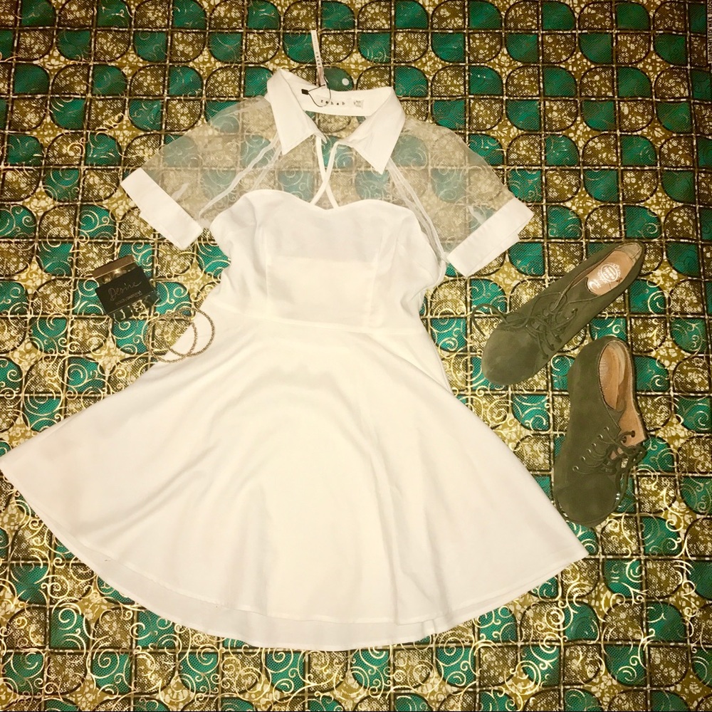 Rehab Clothing skater dress
