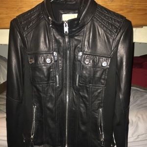 Michael Kors leather jacket.