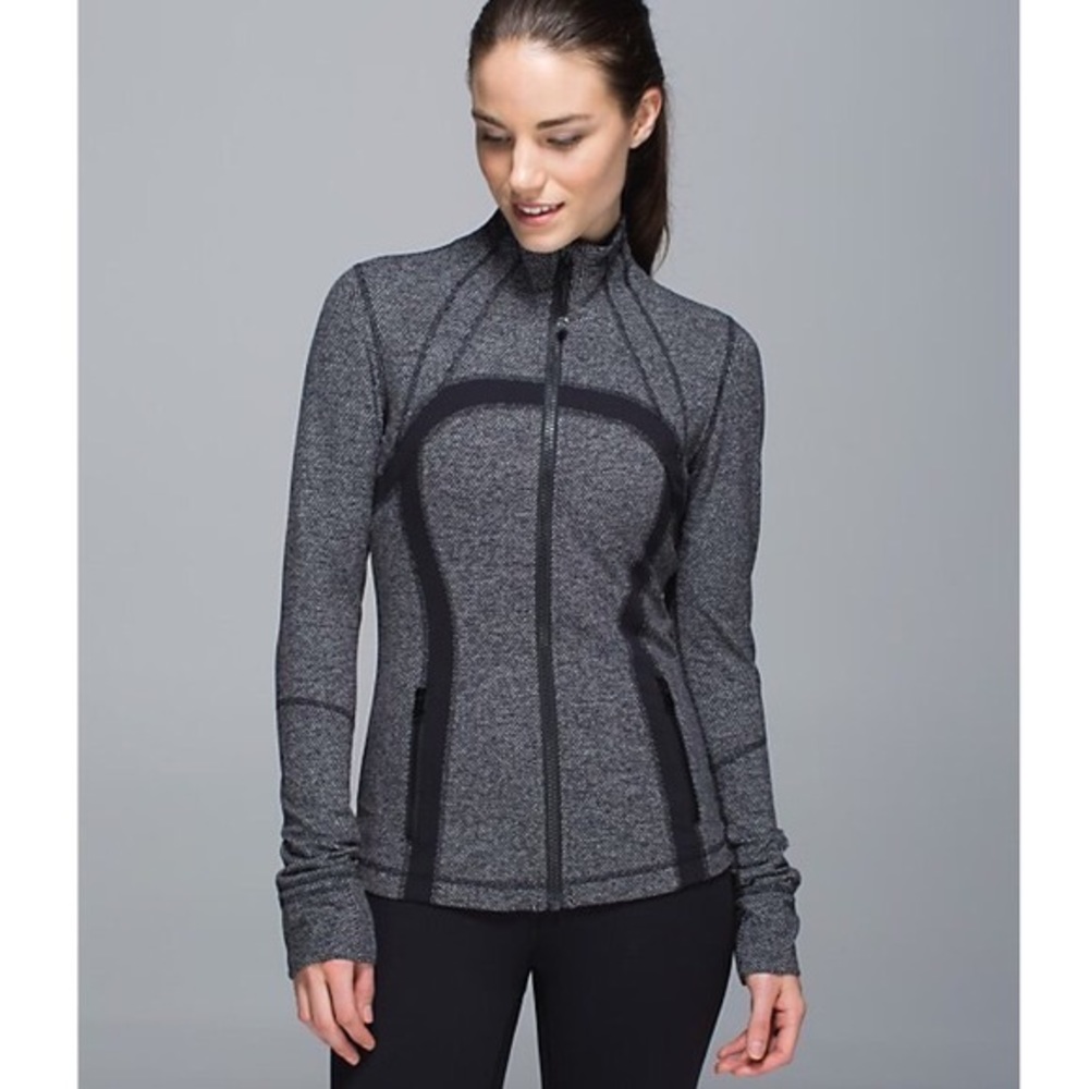 Size 2 lululemon define jacket black herringbone