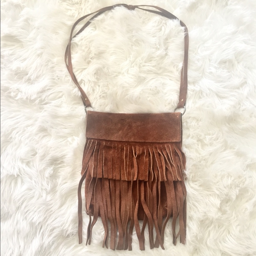 Vintage Hippie Boho Fringe Purse