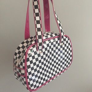 checkered purse!!