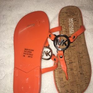 MK Brand New Jelly Cork Sandals