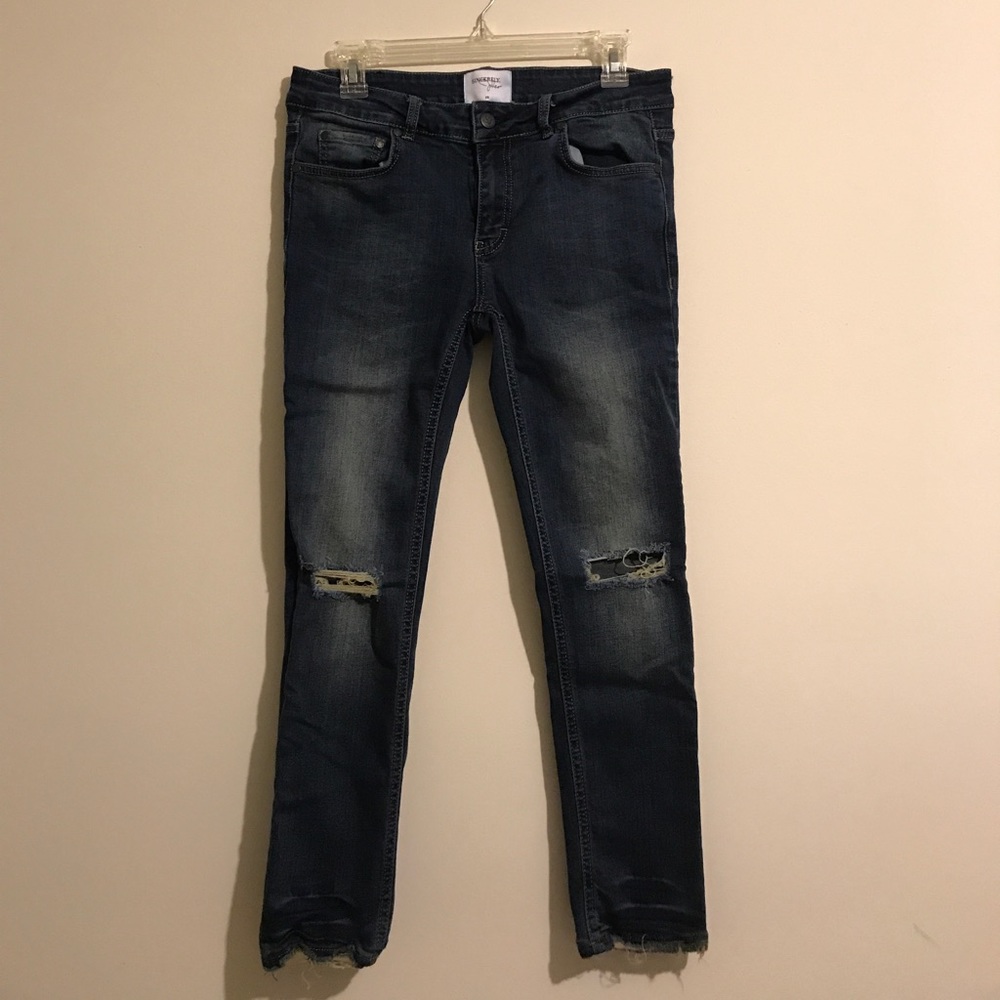 Sincerely Jules Sz 29 Distressed Skinny Jeans