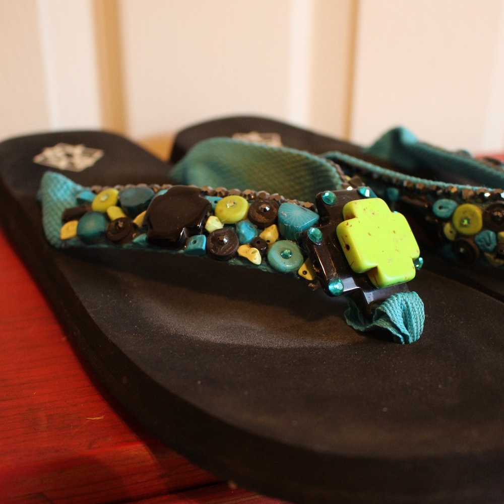 Jeweled Yellow Box Shoes