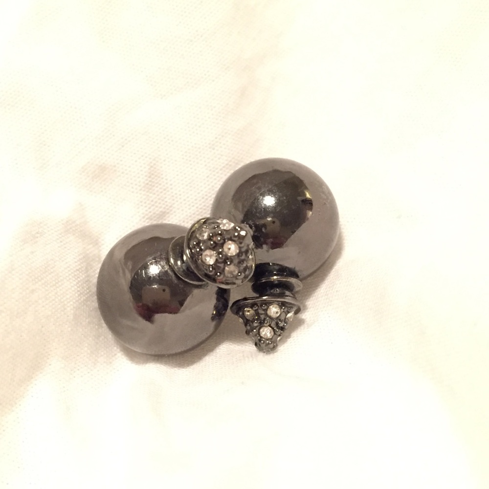 Baublebar pave double sided earrings