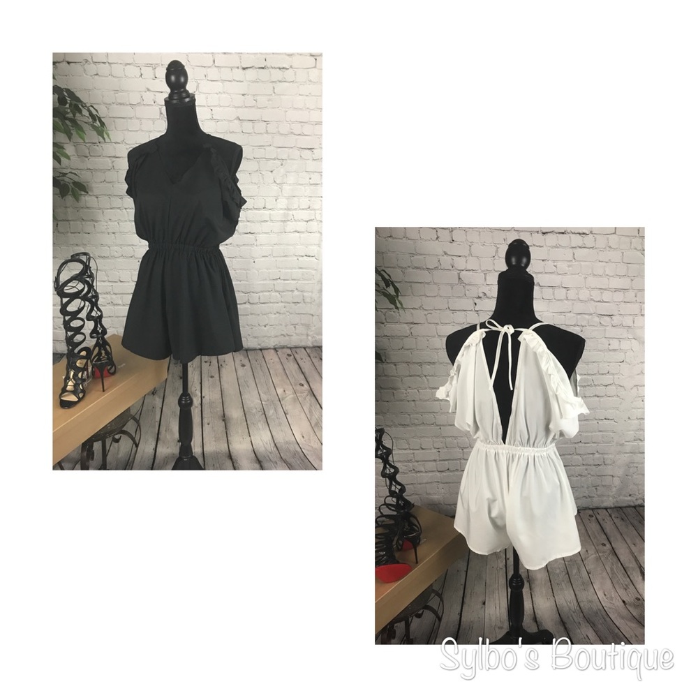 ‼️Price Drop‼️Cold Shoulder Romper