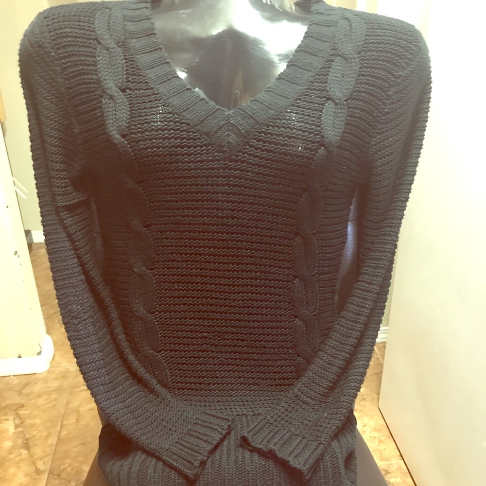 Juniors knit sweater