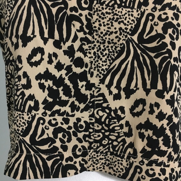 Urban Outfitters Animal Print Crop Top Size S - Picture 4 of 6