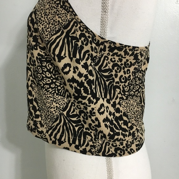 Urban Outfitters Animal Print Crop Top Size S - Picture 6 of 6