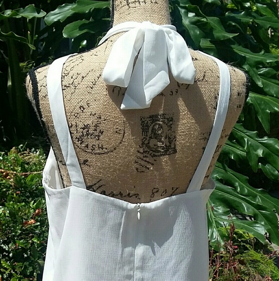 SLEEVELESS SHOULDER STRAP HALTER TOP - Picture 5 of 5