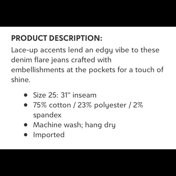 Lace-up jeans - Picture 4 of 4