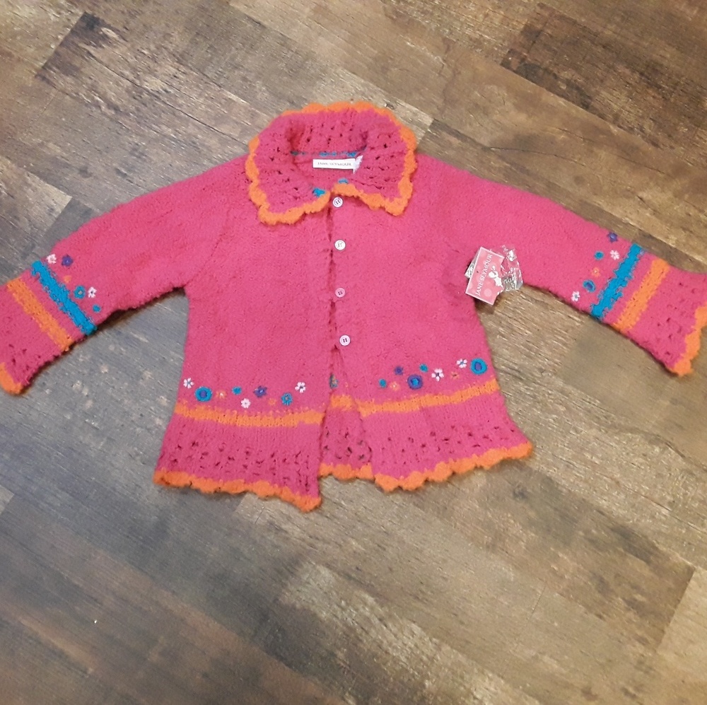Jane Seymour sweater long sleeve multi colors