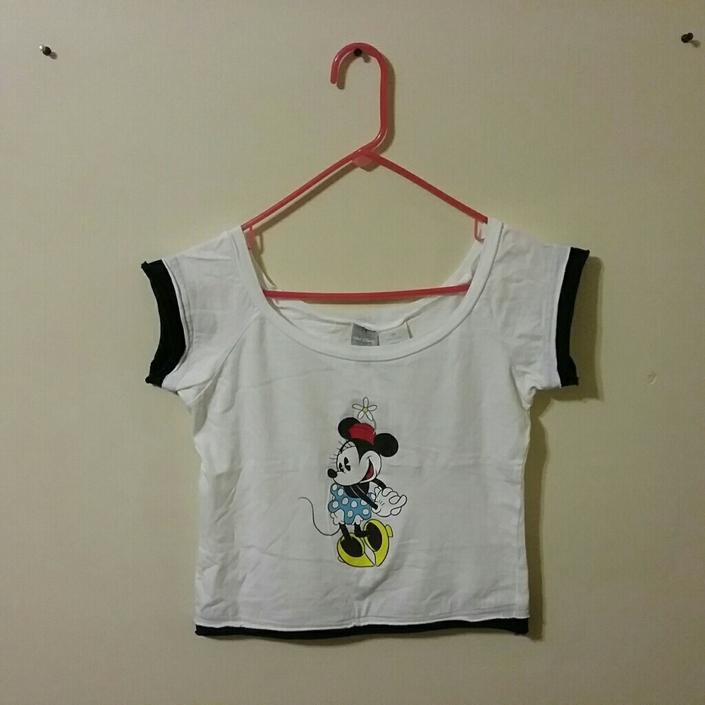 Official Vintage Minie Mouse Cropped Top Size M