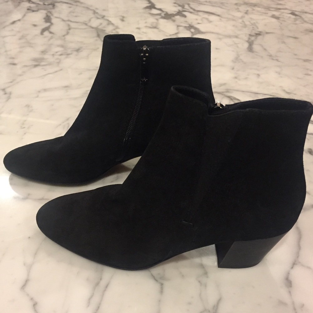 Aquatalia Black Kaylynn Booties