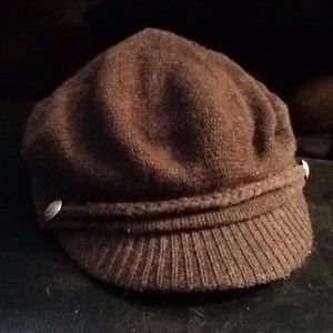 Knitted Newsboy Cap by Ralph Lauren
