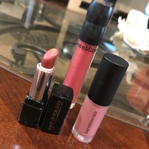 BareMinerals / Make Up For Ever Lipgloss/Lipstick