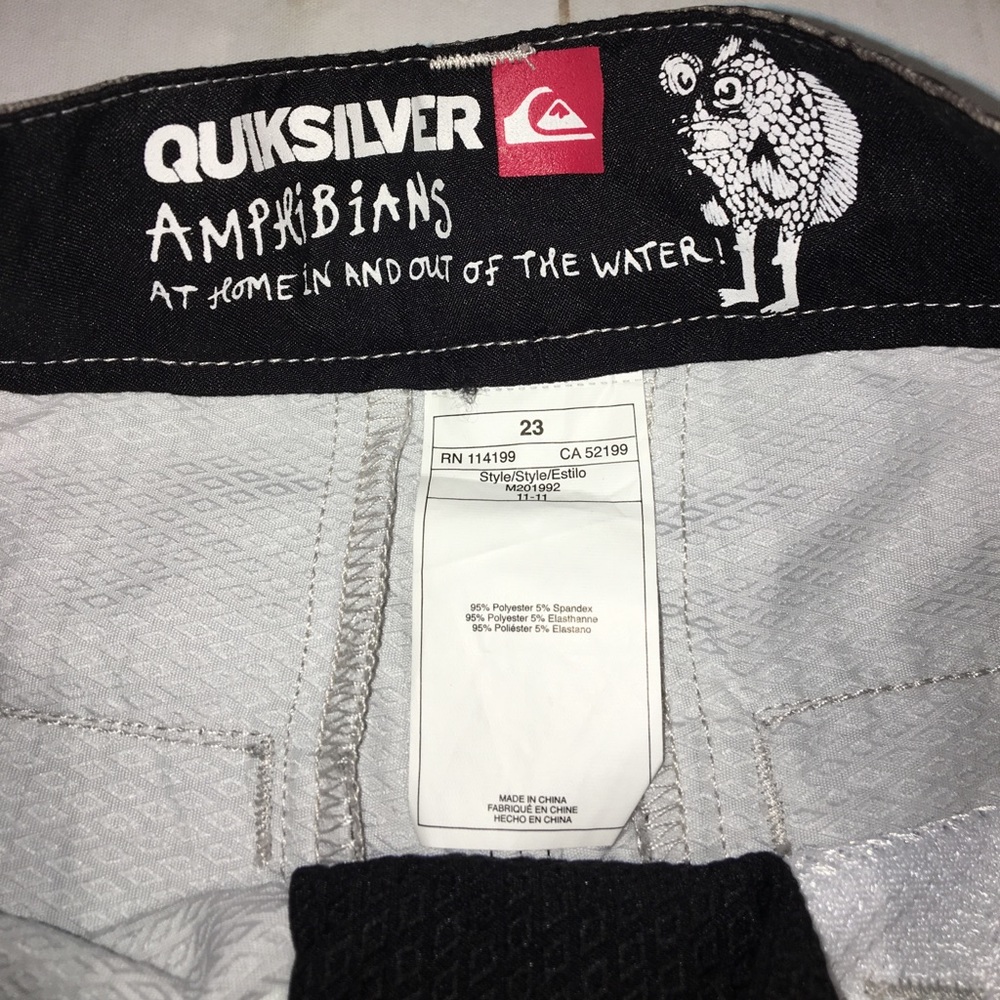 🆕Quiksilver Neolithic Shorts Size 23 - Picture 5 of 8