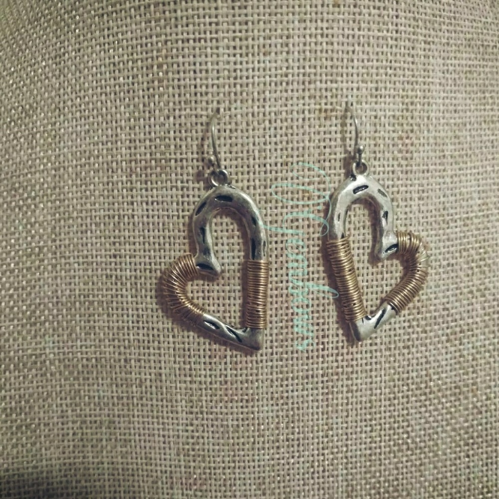 Healing heart earings