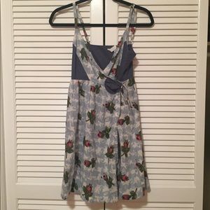 Floral Anthropologie wrap dress