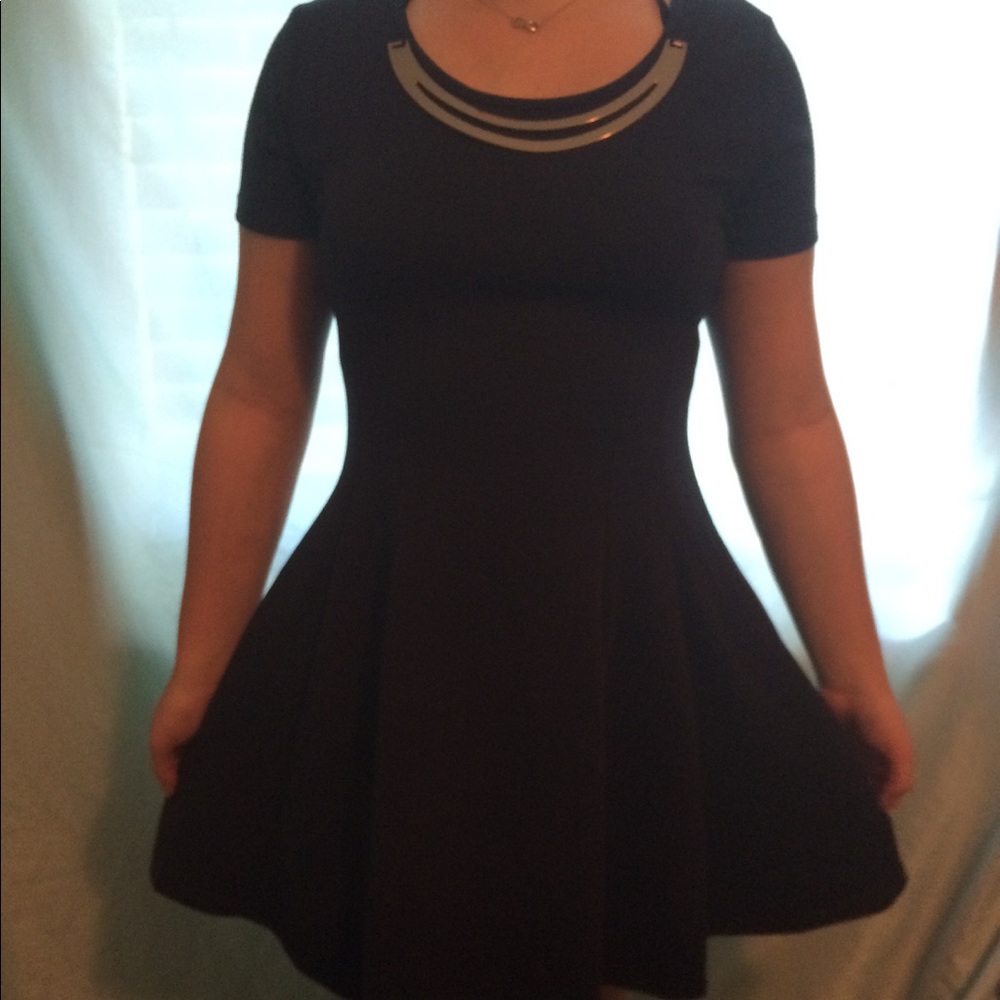 Navy Dress (Knee Length)