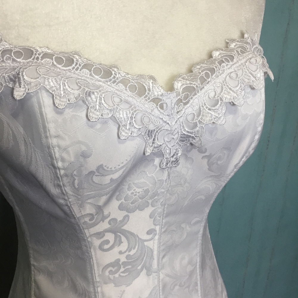 White Frederick's of Hollywood Corset