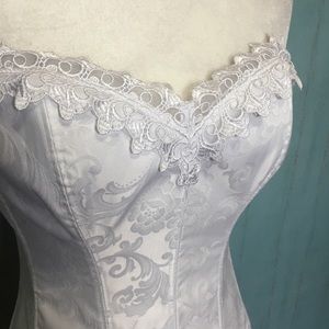 White Frederick's of Hollywood Corset