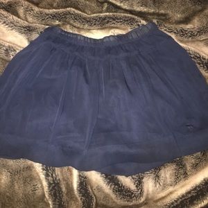 Beautiful Abercrombie Blue Silk Skirt