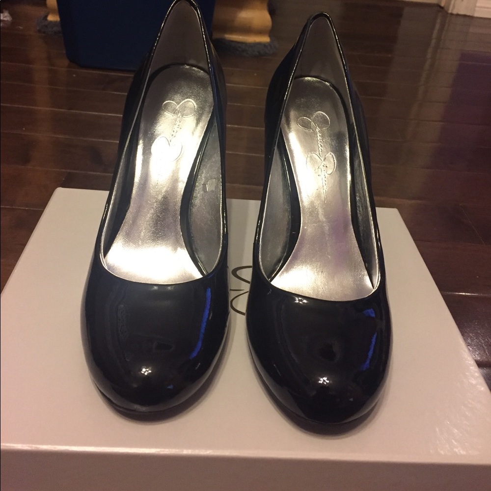 Jessica Simpson Black Heels