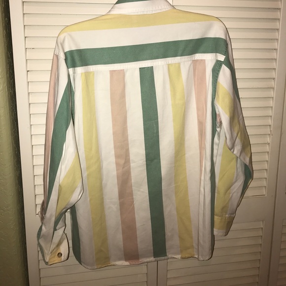 Ignite basics LS button down striped shirt - Picture 6 of 8