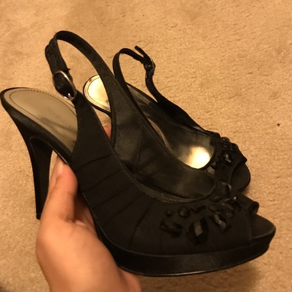 Black platform high heels - Picture 4 of 4