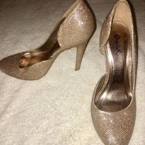 Gold heels