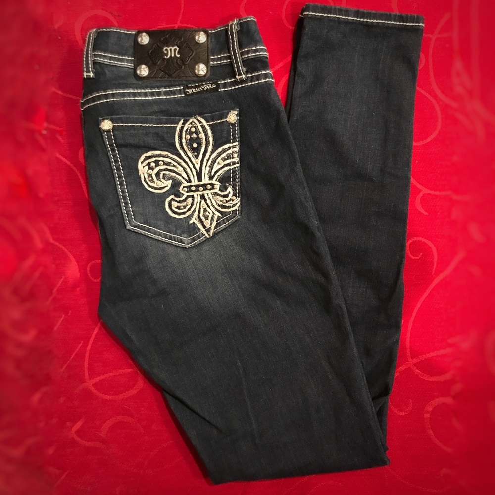 Miss Me Dark Denim Skinny Jeans