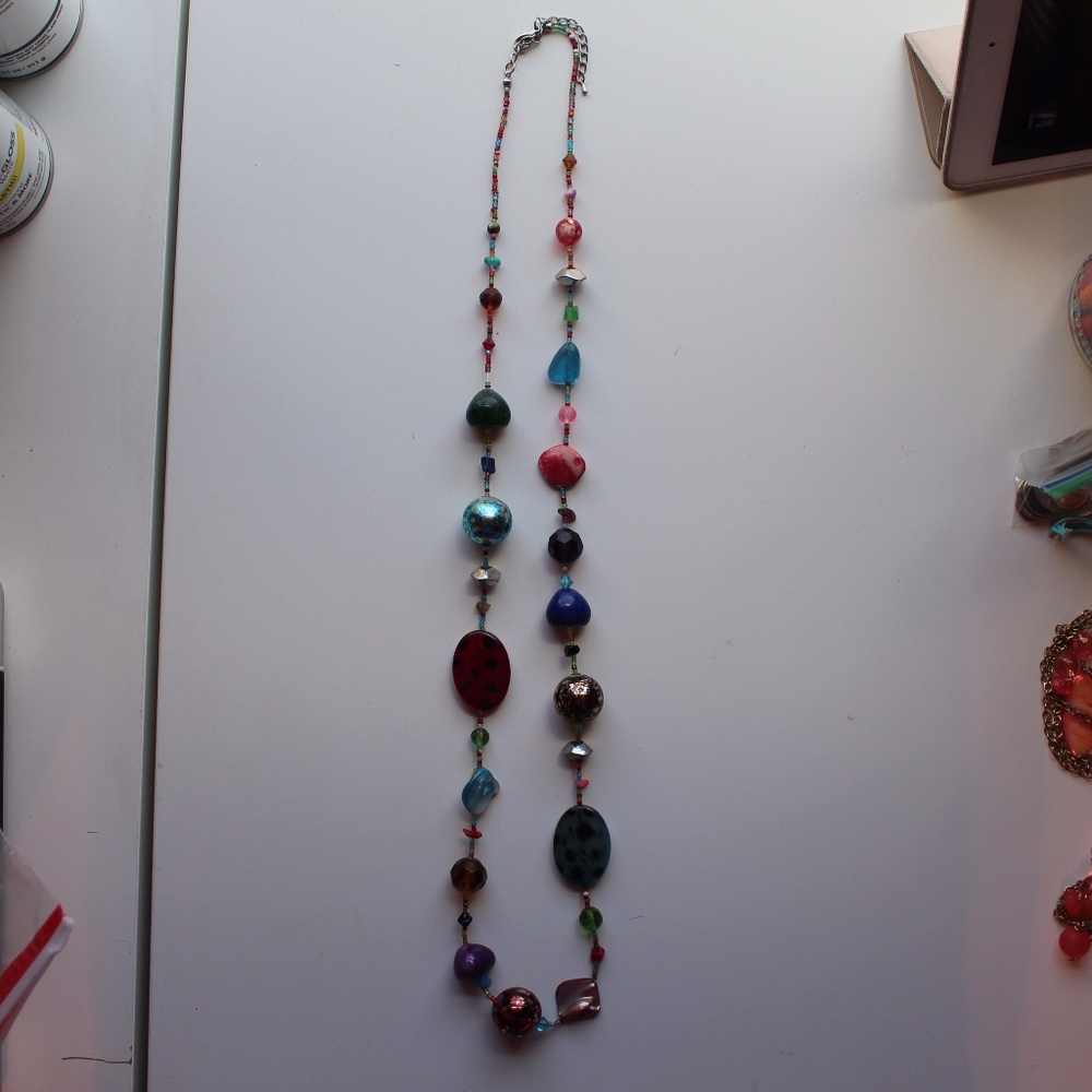 Long Multi Colored Necklace