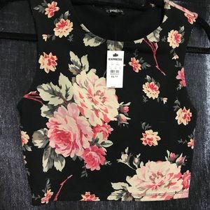Floral crop top